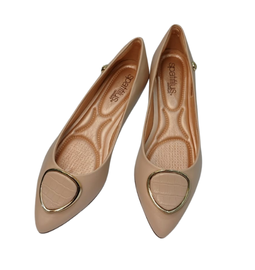 Sapatilha Croco Baby Nude