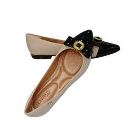 Sapatilha Verniz Off/ Preta