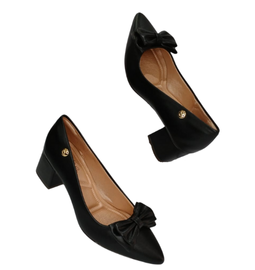 Scarpin Preto Laço
