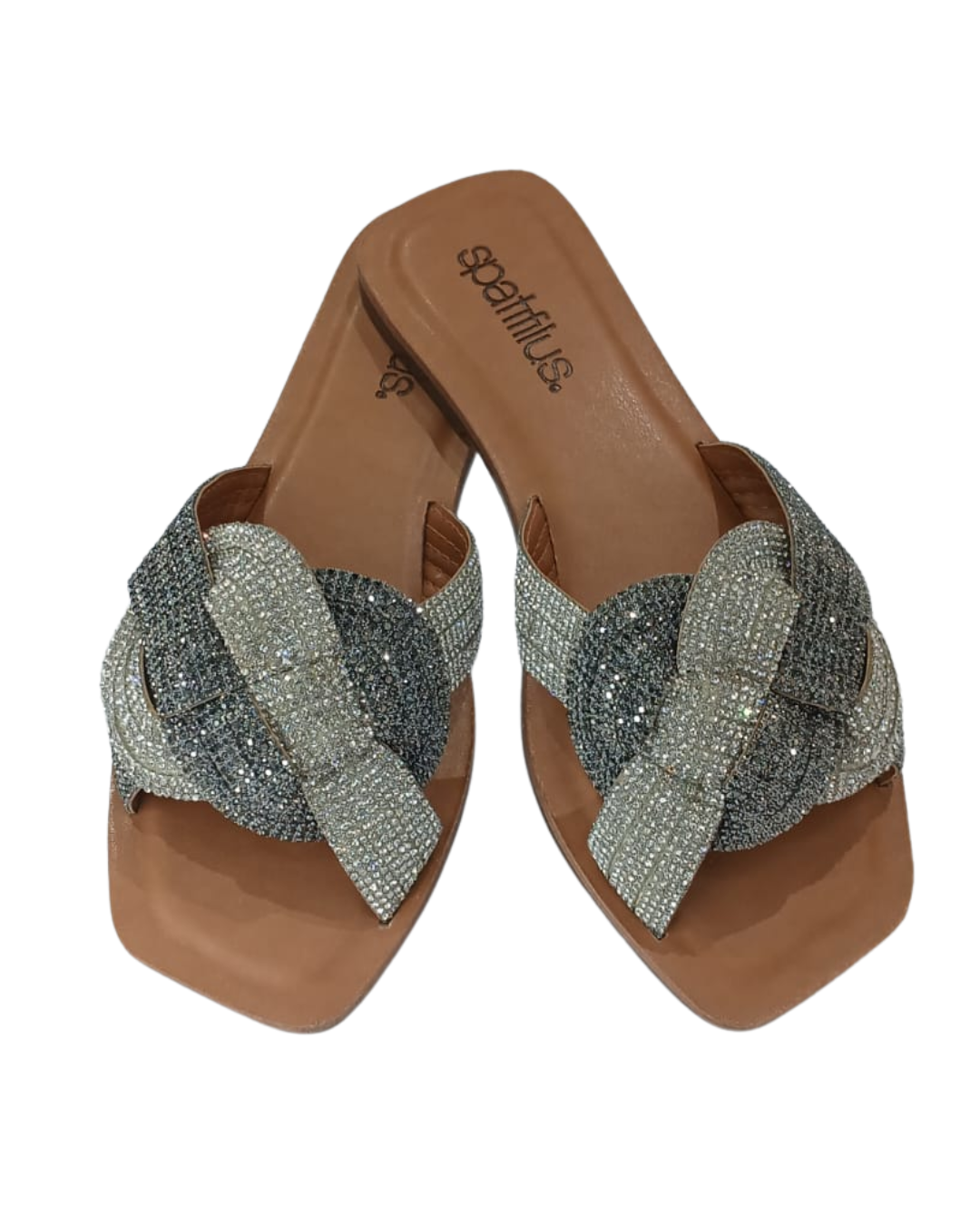 Rasteira Raspa prata