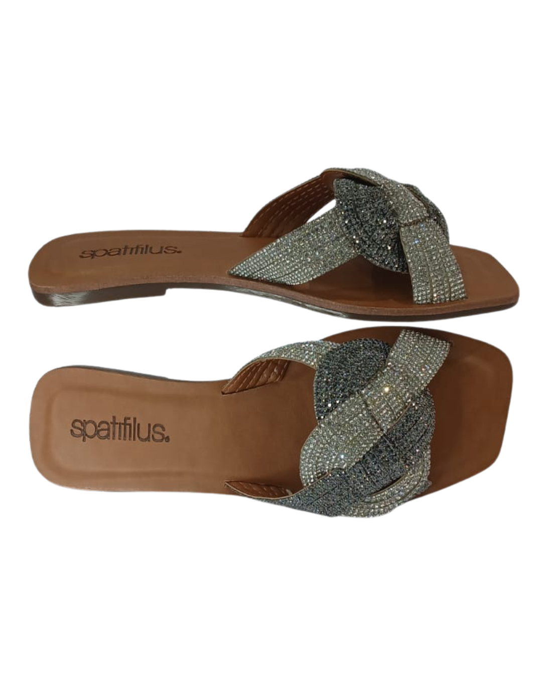 Rasteira Raspa prata - Imagem 2